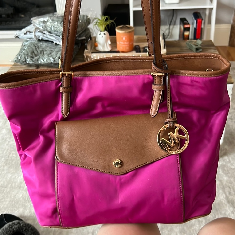 Pink Michael Kors bag